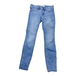 Abercrombie & Fitch Jean Legging Womens 26/2S Light Wash Blue Super Skinny Denim